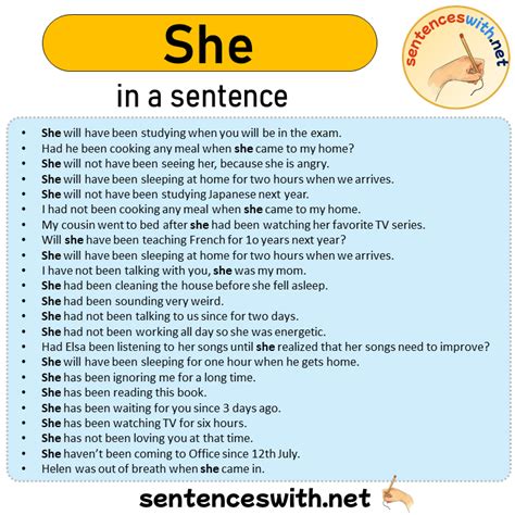 how to say she in english.